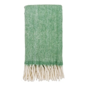 Pled verde din fibre 130x170 cm Carmel House Nordic