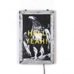 Poster multicolor din PET 21x34 cm Hell Yeah Seletti