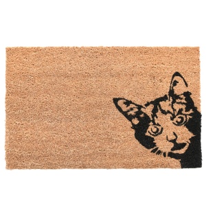 Pres intrare maro din fibre naturale 40x60 cm Cat Esschert Design