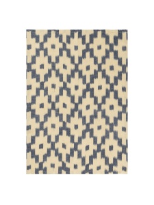 Prosop pentru bucatarie alb antic/albastru din bumbac 50x70 cm Ikat Ferm Living