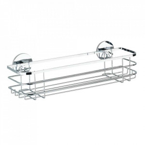 Raft baie argintiu din metal 10x38 cm Turbo Loc Maxi Wenko