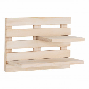 Raft din lemn maro 30 cm Odessa House Nordic