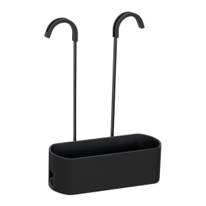 Raft pentru baie negru din metal Garos Wenko