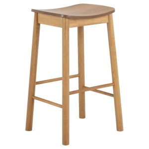 Scaun bar maro din lemn Barlow Aly Quiet Object
