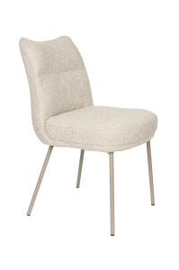 Scaun dining bej din textil Jacques The Home Collection