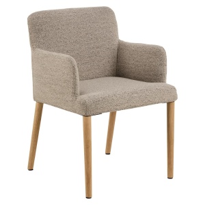 Scaun dining bej din textil Zoe Monza Actona Company