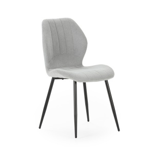 Scaun dining gri din textil Milu Quiet Object