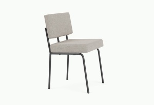 Scaun dining gri/negru din textil Monday Sydney -22 FEST