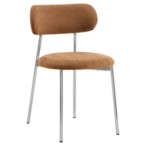 Scaun dining maro teracota din textil Lyric Actona Company