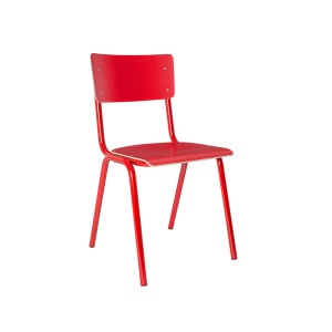 Scaun dining rosu Back to School Zuiver