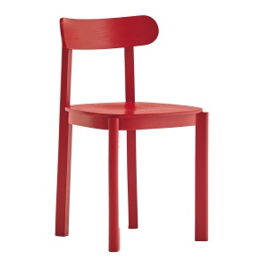 Scaun dining rosu Nara Teulat