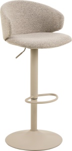 Scaun dining rotativ bej din textil Ella Monza Quiet Object