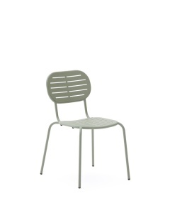 Scaun exterior dining turcoaz din metal Brai Aly Kave Home
