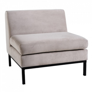Scaun lounge din textil si metal Ambient Custom Form