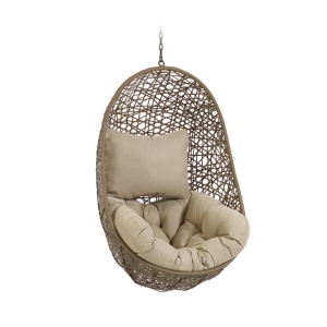 Scaun suspendat maro din ratan Florina Kave Home
