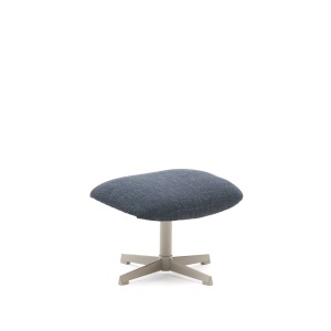 Scaunel albastru/gri din textil Jaspe Kave Home