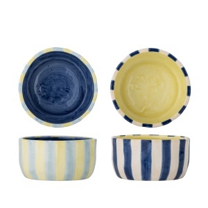 Set 2 boluri multicolore din ceramica 300 ml Phoenix Bloomingville