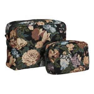 Set 2 genti pentru cosmetice din fibre sintetice multicolore Zoe House Nordic