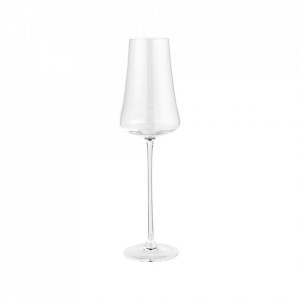 Set 2 pahare transparente din sticla pentru sampanie 6,8x24 cm Silhouette Champagne Bolia