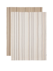 Set 2 prosoape pentru bucatarie bej din bumbac 50x70 cm Ito Ferm Living