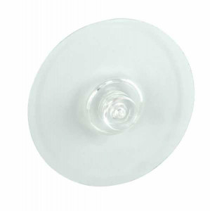 Set 2 suporturi pentru accesorii transparente din plastic Static Loc Wenko