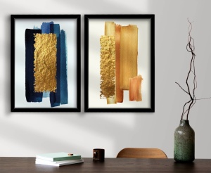 Set 2 tablouri multicolore 38x53 cm Keop The Home Collection