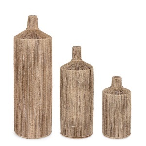 Set 3 vaze decorative maro din metal Phetra Bizzotto