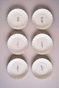 Set 6 farfurii intinse multicolore din ceramica 20 cm BNLZF20CK The Home Collection