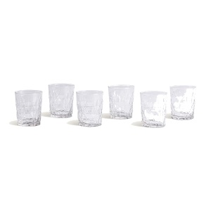 Set 6 pahare transparente din sticla 8x10 cm Craff Vical Home