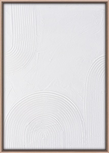 Set 6 tablouri albe din fibre naturale 50x70 cm Try Ter Halle
