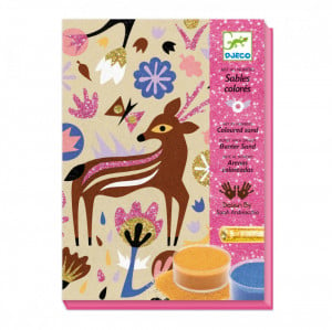 Set creativ multicolor din carton Magic Forest Djeco