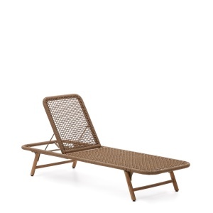 Sezlong maro din metal Dandara Kave Home