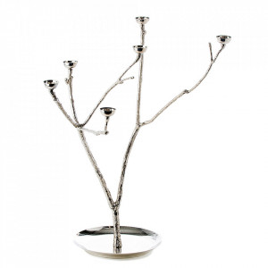 Sfesnic argintiu din metal 65 cm Twiggy L Pols Potten