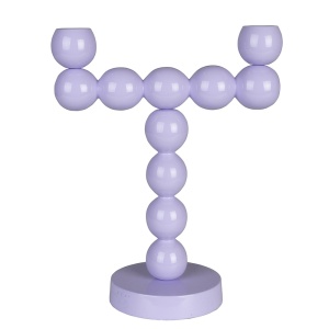 Sfesnic mov din metal 25 cm Bubbles Zuiver