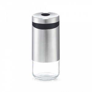 Shaker argintiu/transparent din metal 220 ml Sina Zeller
