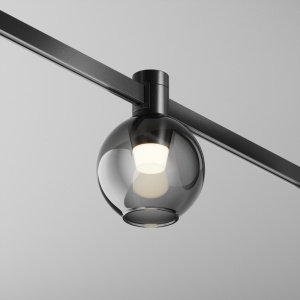 Spot negru din metal Bubble Maytoni