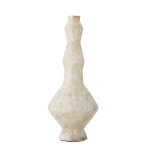 Suport lumanare alba din ceramica 33 cm Bancroft Bloomingville