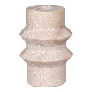 Suport lumanare crem din piatra 10 cm Bitt House Nordic