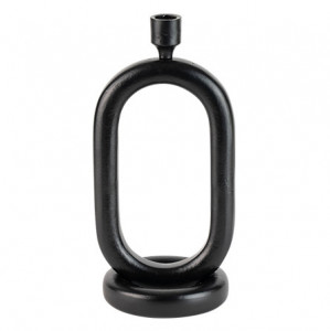 Suport lumanare negru din metal 30 cm Mora Lifestyle Home Collection