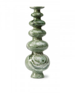 Suport lumanare verde din marmura 50 cm Herritage Sphere Pols Potten