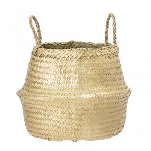 Suport pentru ghiveci galben din fibre naturale 35 cm Nature Bloomingville