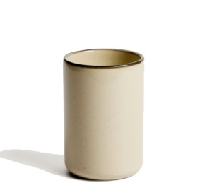 Suport pentru periuta de dinti ecru din ceramica 7x10 cm Noris Kave Home