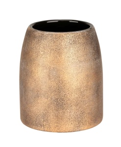 Suport pentru periuta de dinti maro bronz/negru din ceramica 10x10 cm Tremea Wenko