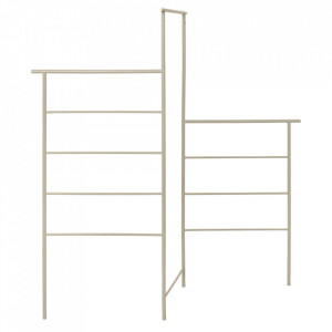 Suport umerase crem din metal 132 cm Dora Ferm Living