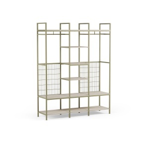 Suport umerase cu rafturi din metal verde 180 cm Amara Mania Quiet Object