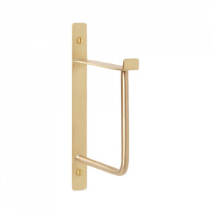 Suport umerase pentru perete auriu din metal 19 cm Avy Ferm Living