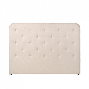 Tablie pat crem din poliester si lemn de pin 180 cm Alpaca Bolette Cozy Living Copenhagen