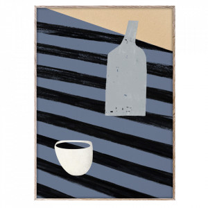 Tablou multicolor cu rama din lemn 50x70 cm SDO 05 Paper Collective