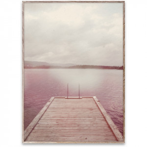 Tablou multicolor cu rama din lemn Seaside Paper Collective