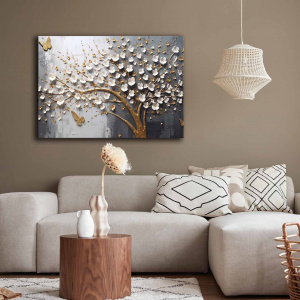 Tablou multicolor din fibre naturale 70x100 cm Creative Tree The Home Collection